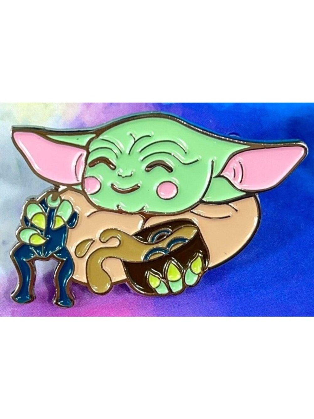 Grogu Yoda Lapel Pin Star Wars Frog Soup Brooch Pin Accessories Jewelry Badge